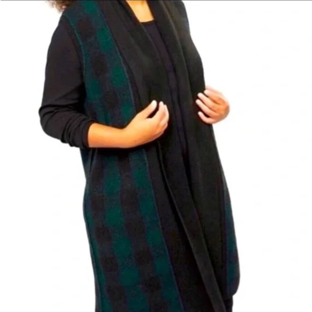 Lane Bryant Buffalo Plaid Sleeveless Longline Sweater Vest Size 14/6